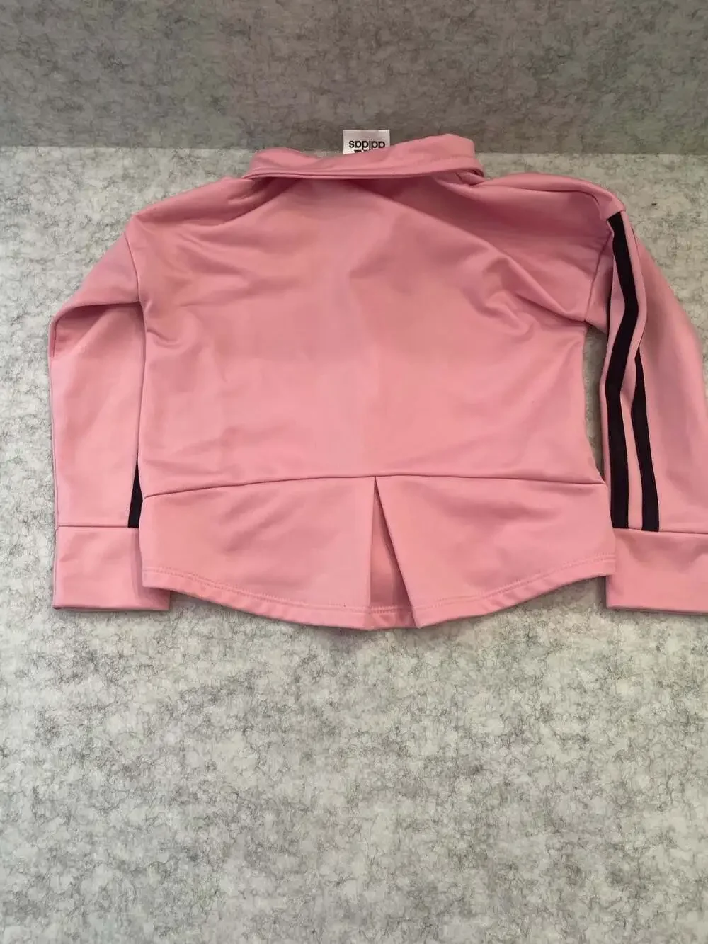 Adidas Toddler Girls Pink and Black Tricot Tracksuit Set Size 2T